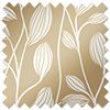 Leaf Motif, Tan - Roller Blind